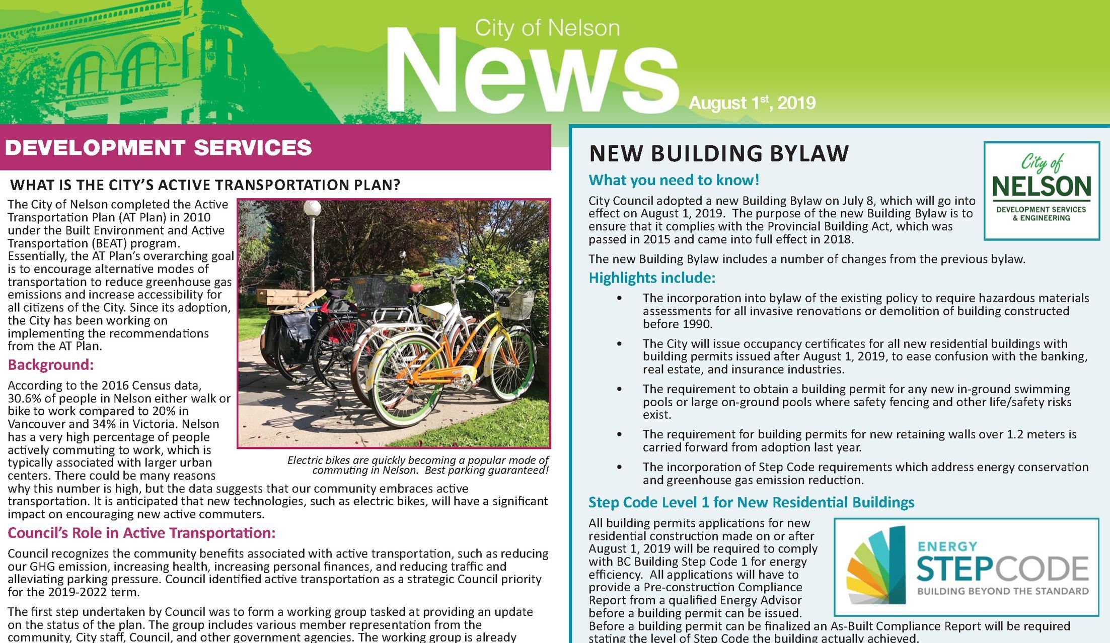 August 2019 Newsletter