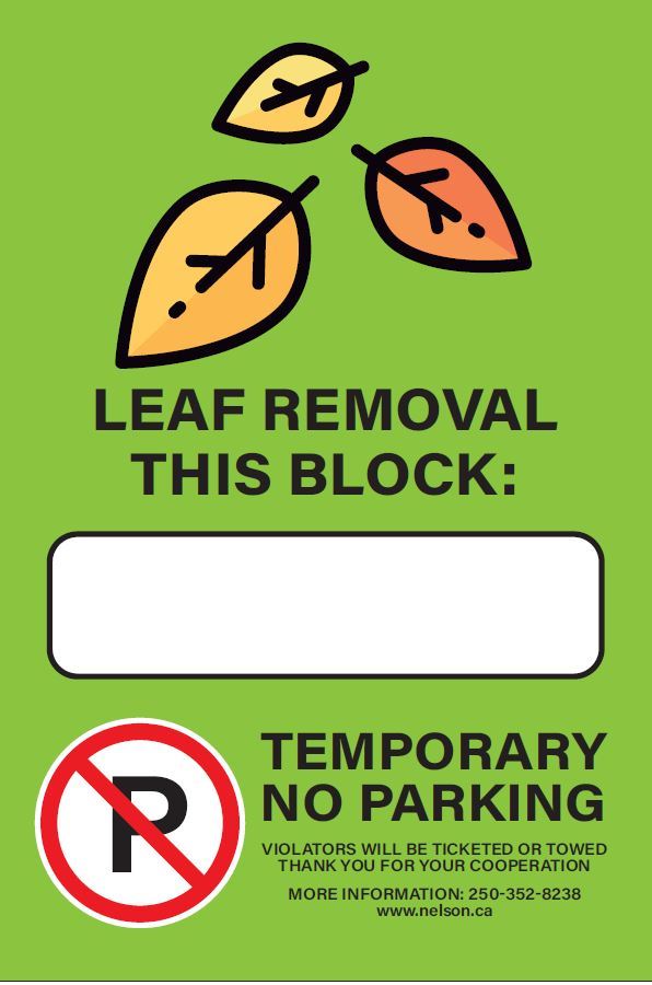 Leaf Block Signage