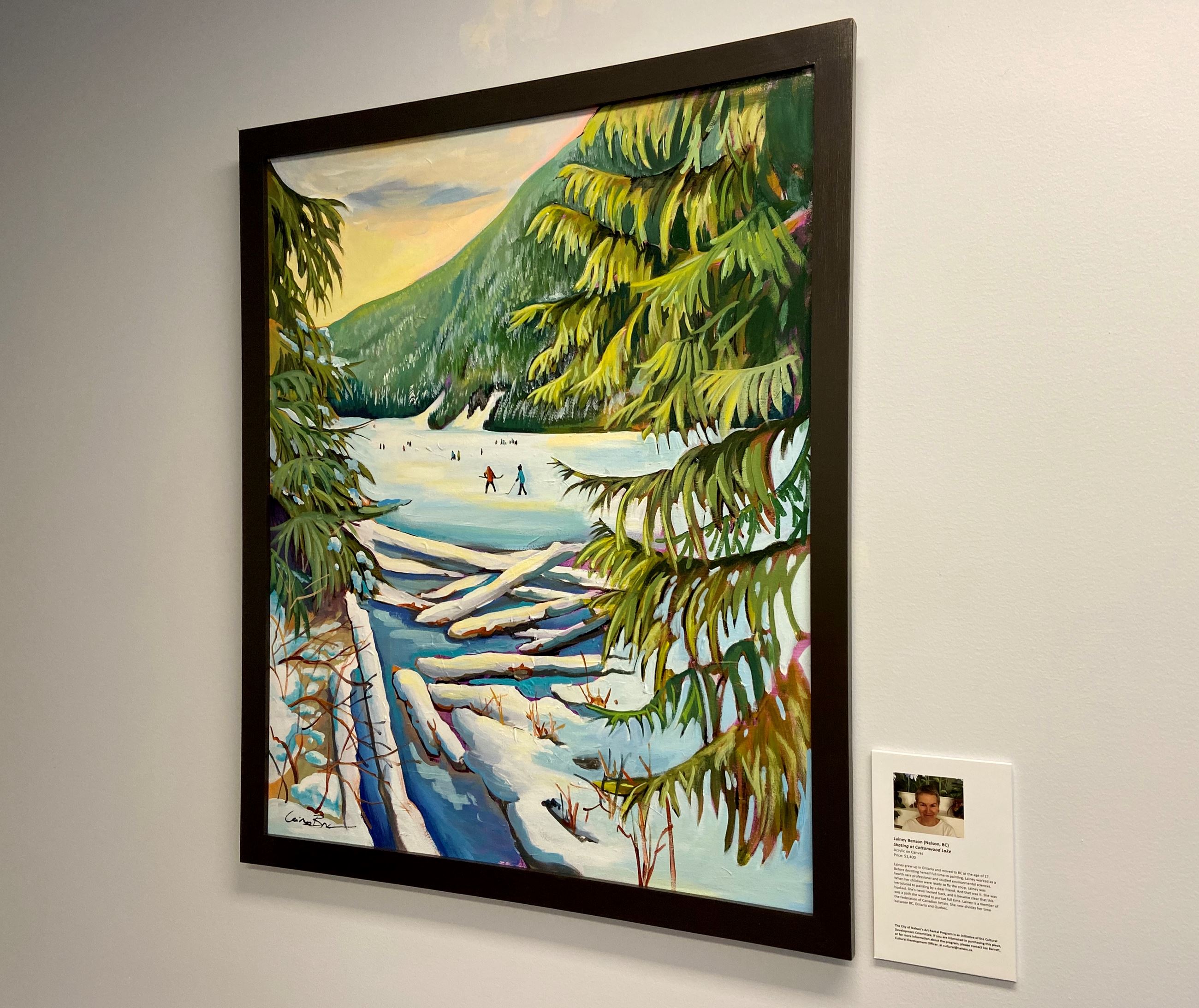 Lainey Benson Skating at Cottonwood Lake