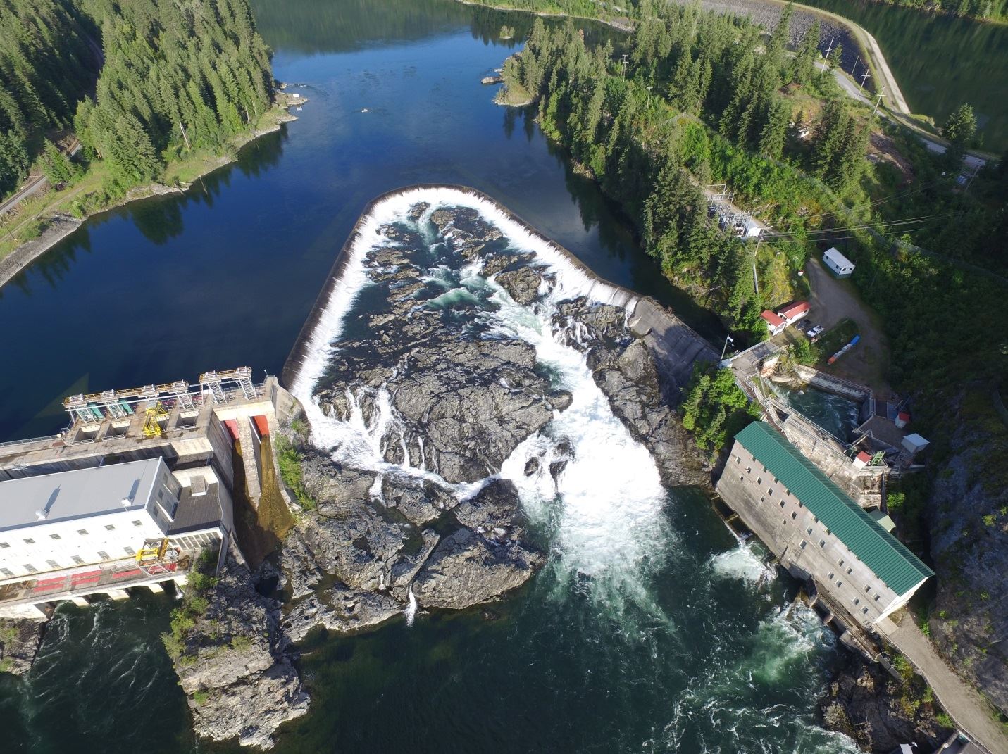 Photo of power plant taken from drone (2)