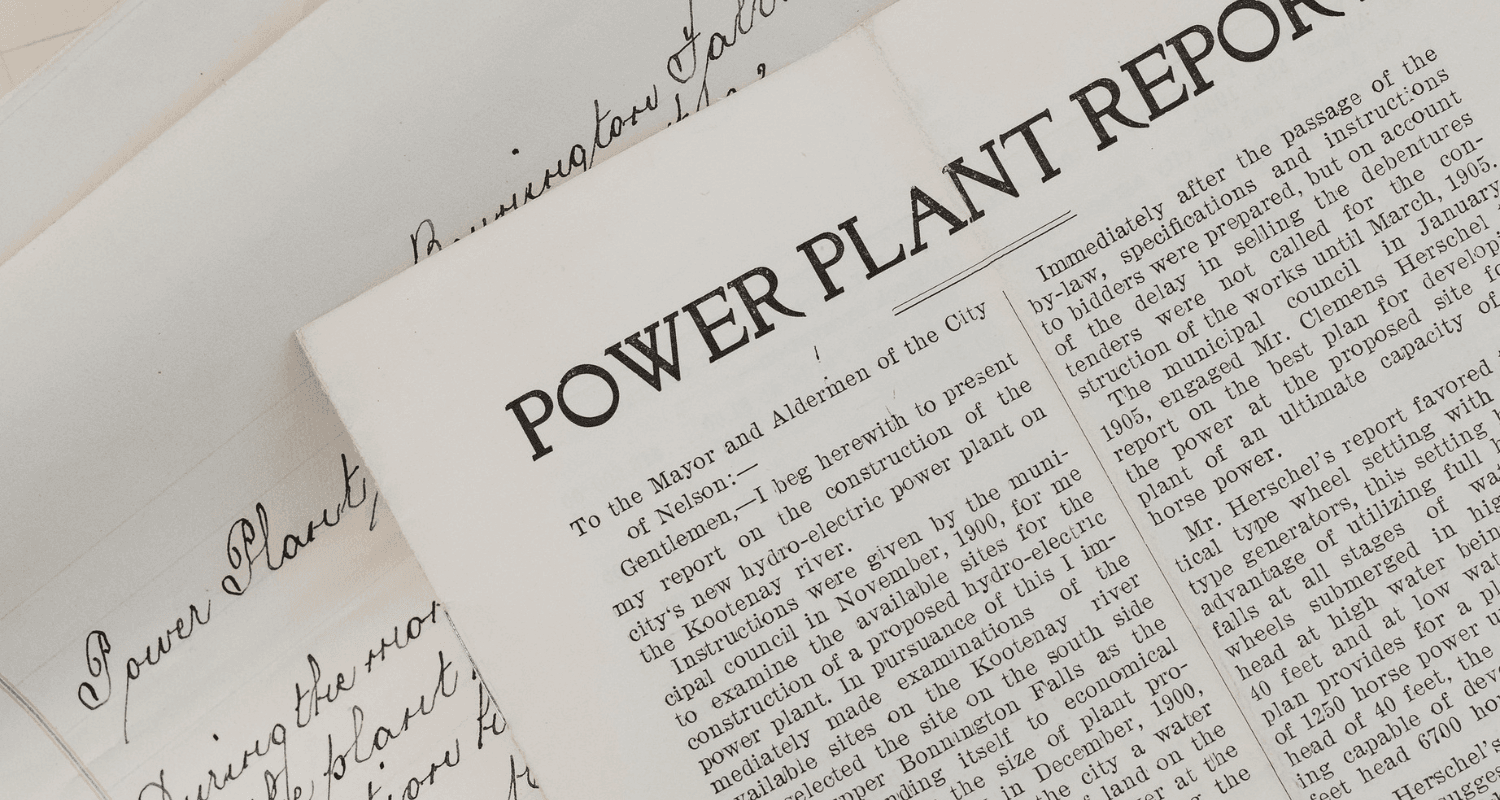 Heritage Power Plant Reports