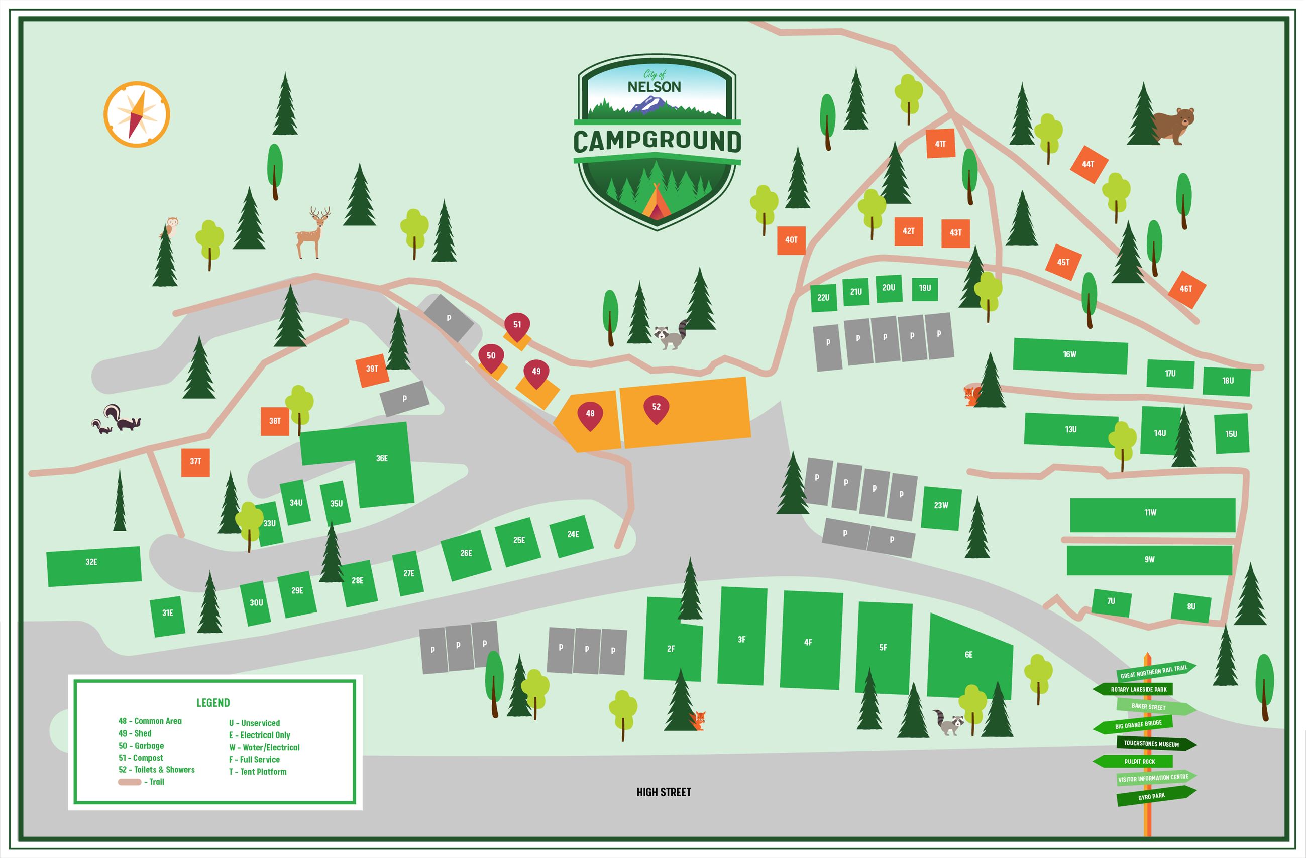 Campground map