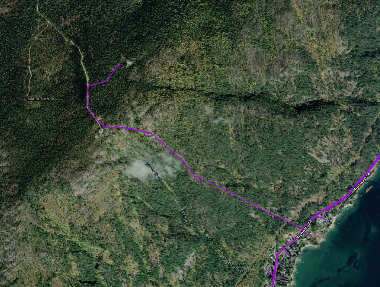 Mount Nelson Power Line