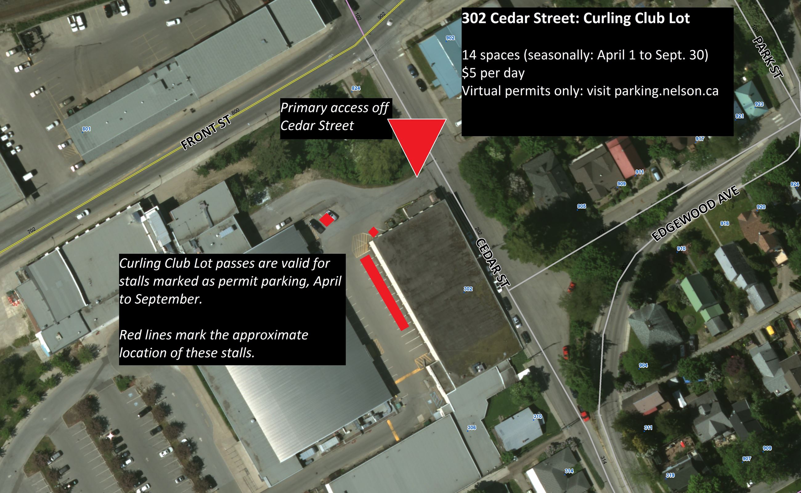Curling club lot - map Opens in new window