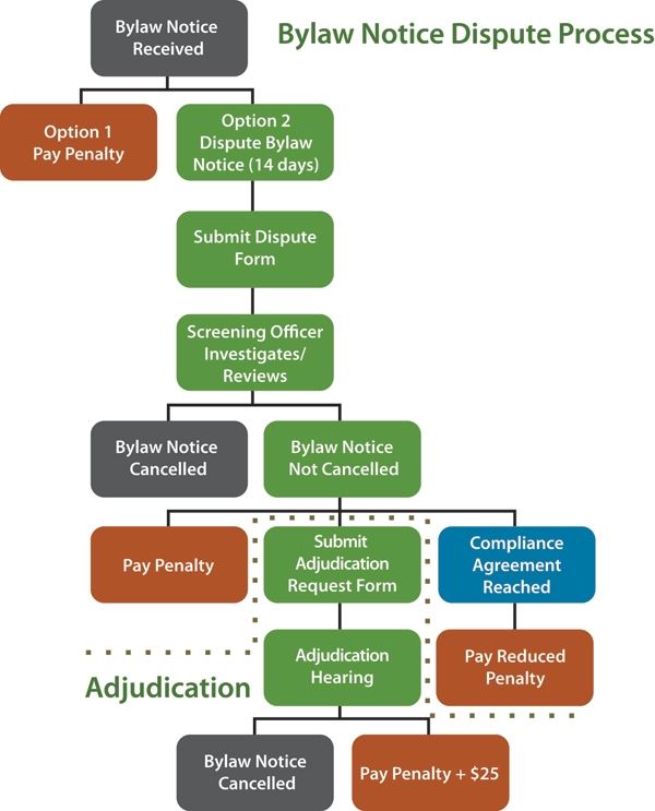 Bylaw Notice Dispute Process