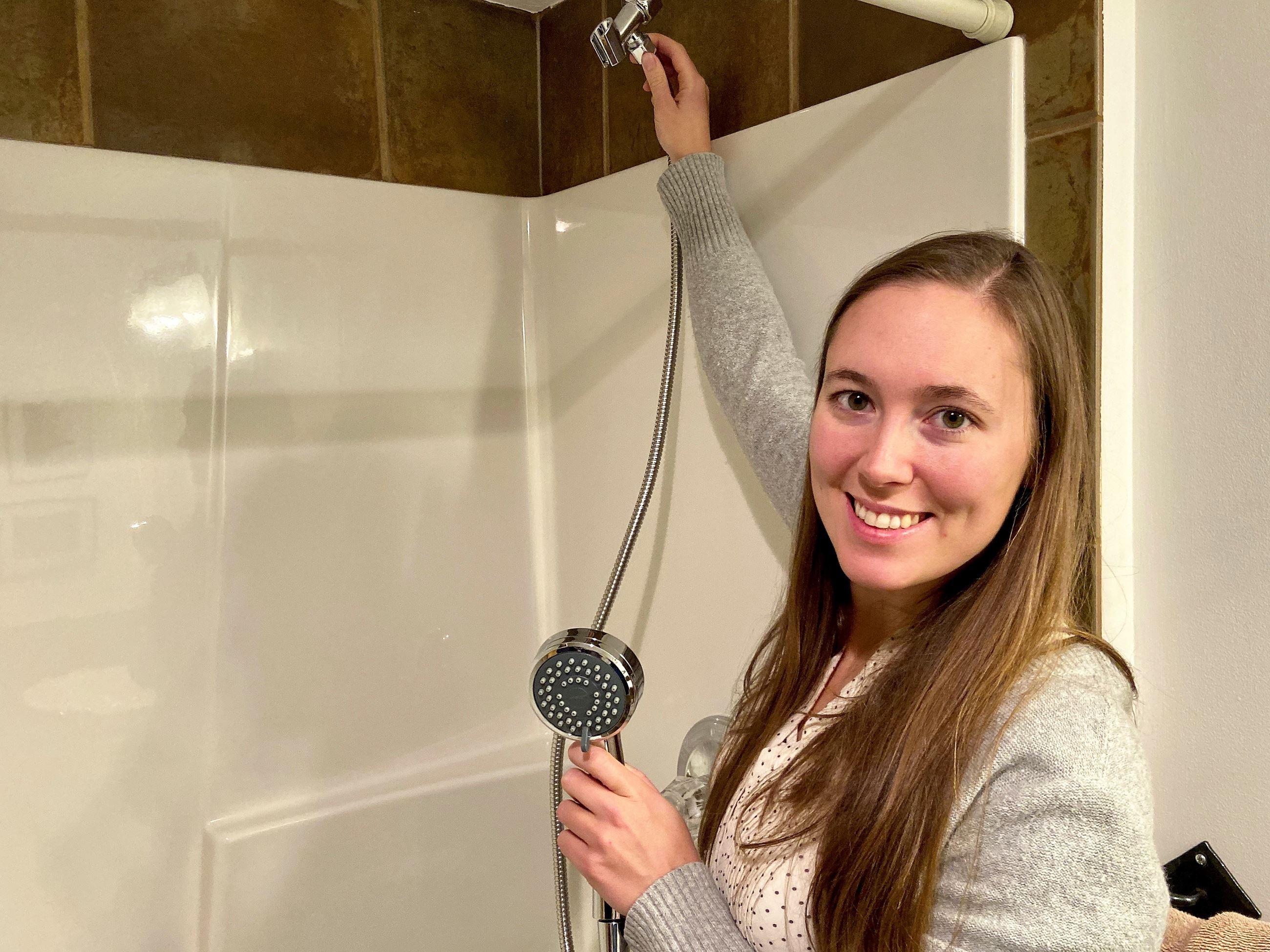 Seniors Program shower head install