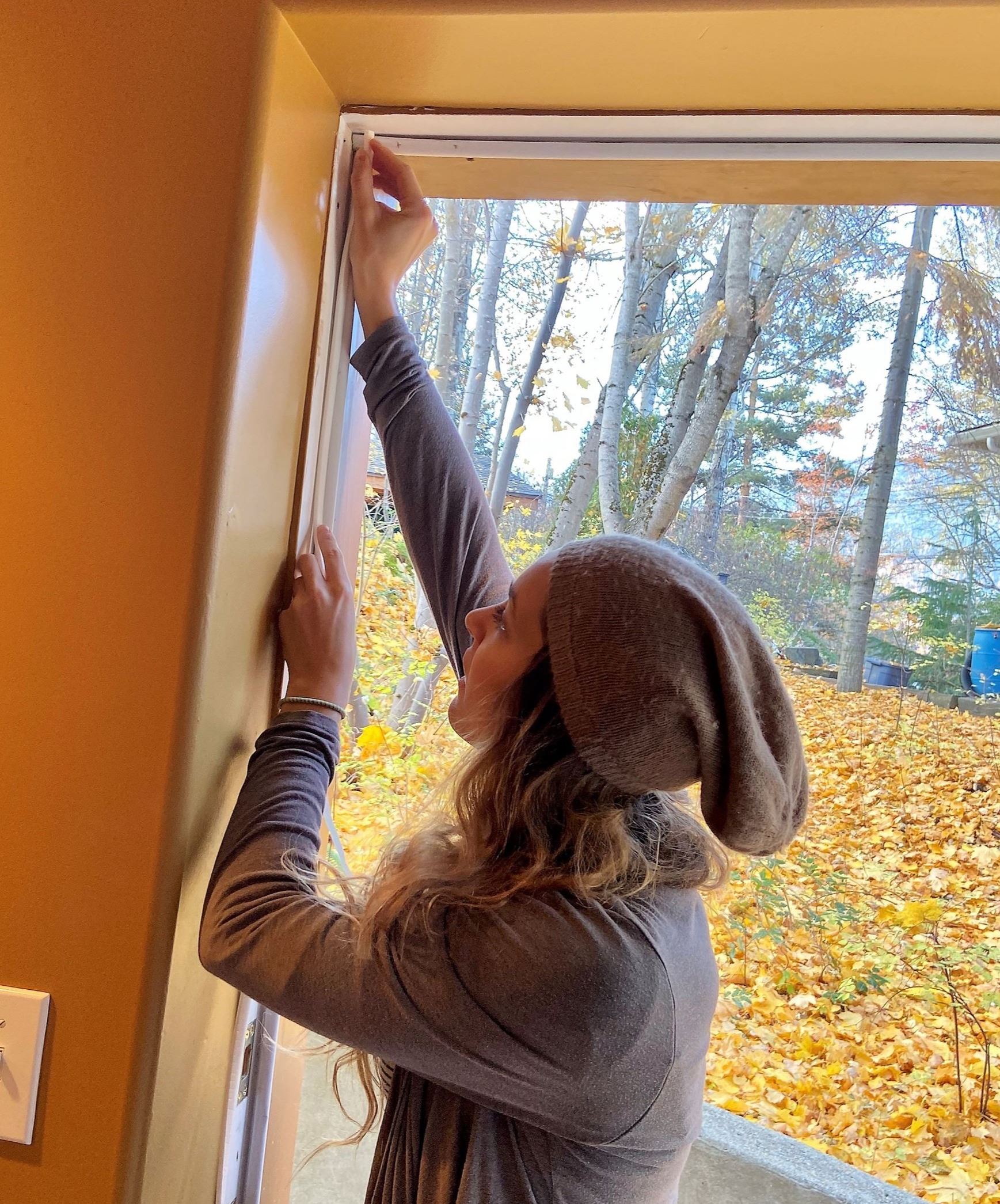 Seniors Program weatherstripping install