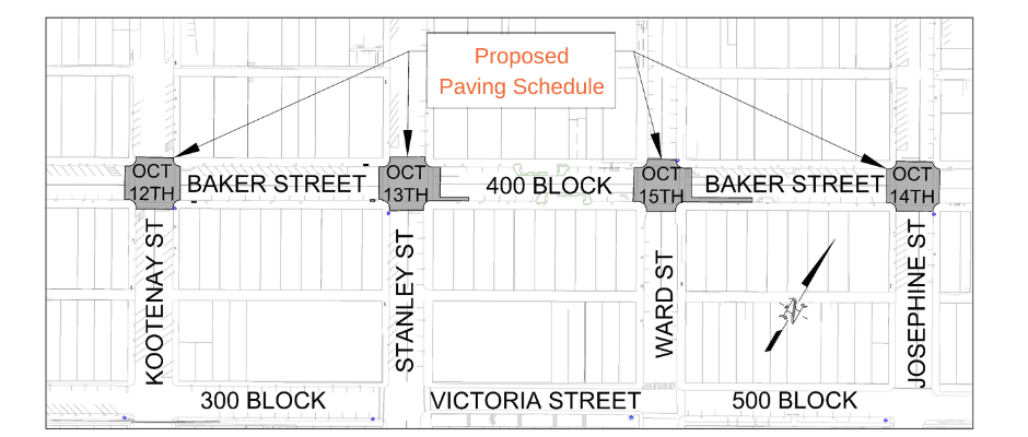Proposed Paving Schedule