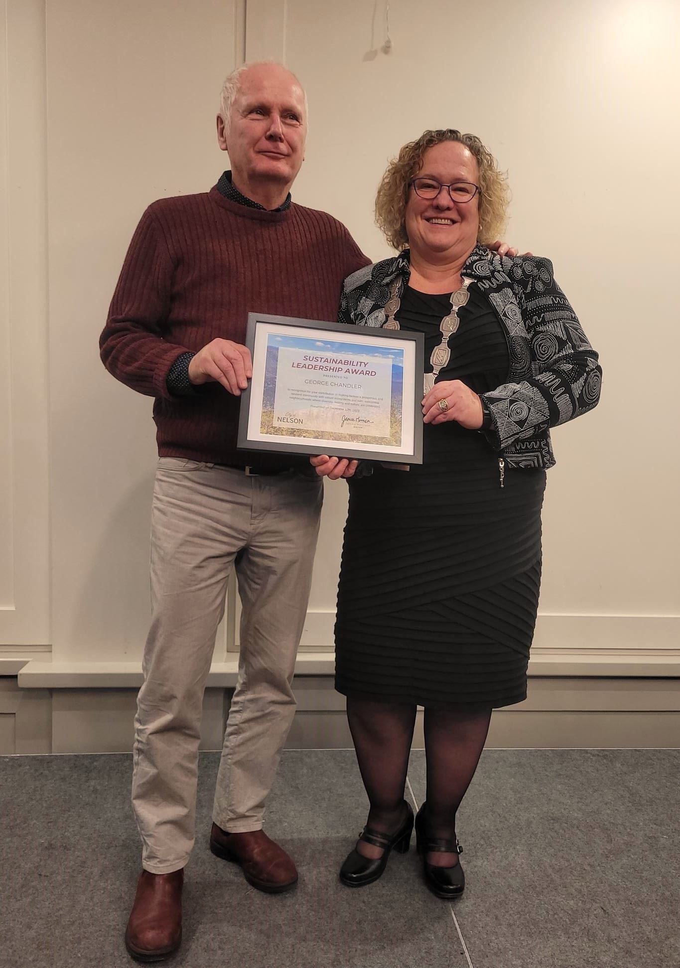 George Chandler and Mayor Morrison Sustainability Leadership Award