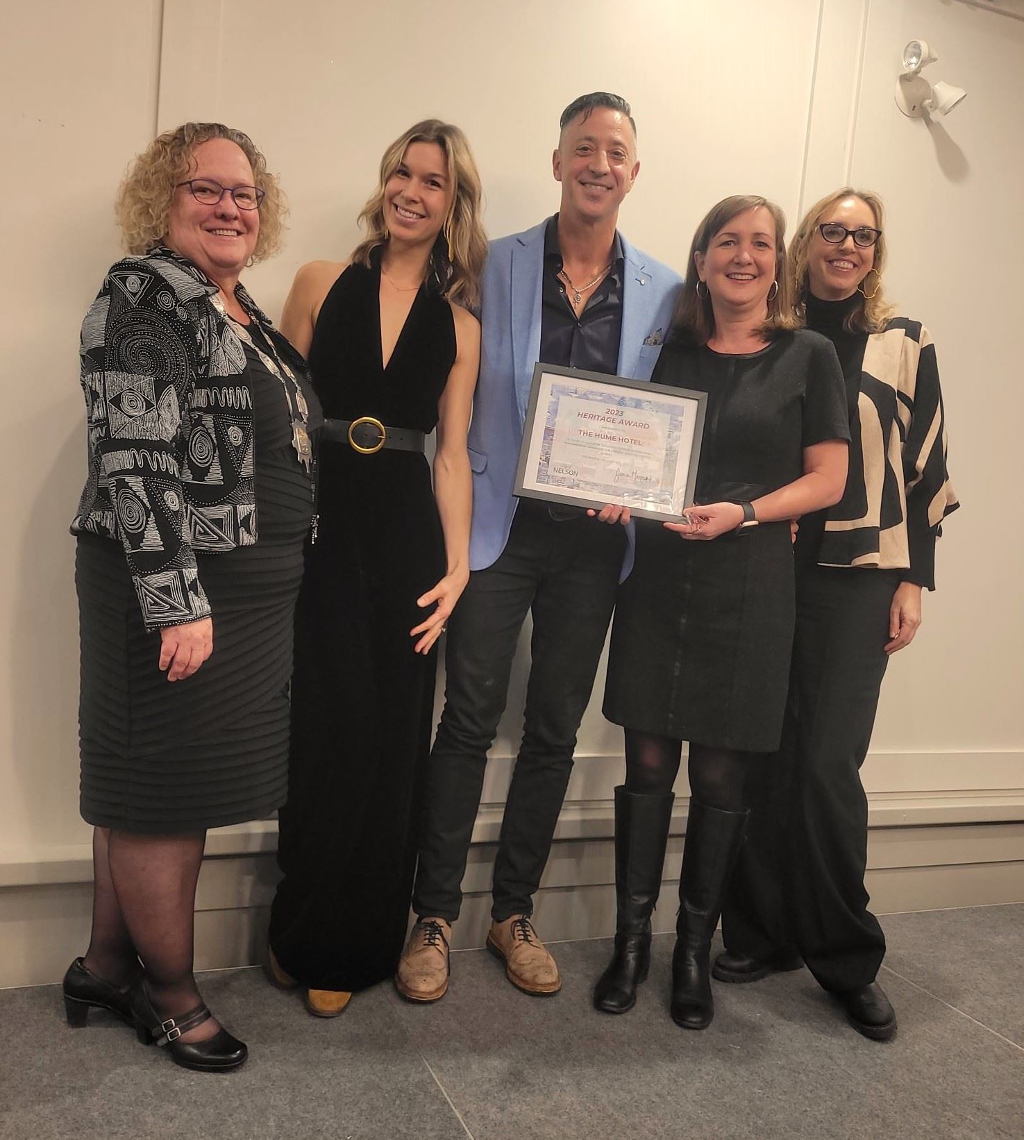 Mayor Morrison Leandra Martin Ryan Martin  Heritage Working Group Chair Berdine Jonker Joy Barrett C